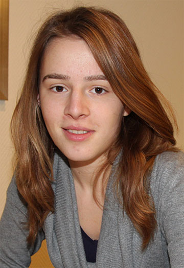 18-year-old math student Hanna Marie Klek, rated 2267, who held him to a draw. - keck01