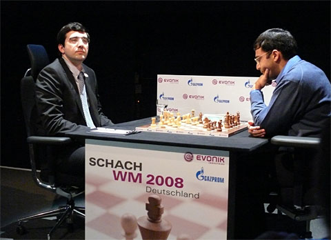 El duelo por el título mundial contra Kramnik en 2008