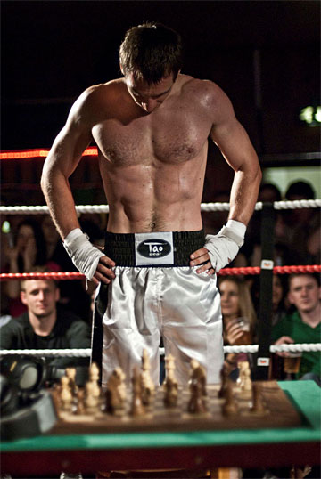 TIL about Chess Boxing. A combination of four-minute speed chess followed  by three-minute boxing. To win, a player should either do a knockout or a  checkmate. : r/todayilearned
