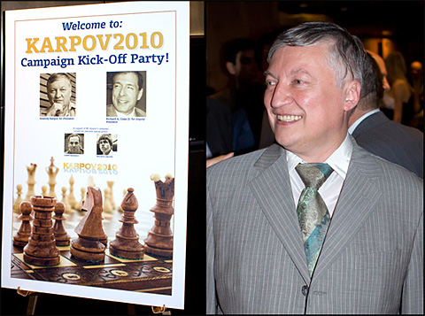 FIDE - International Chess Federation - Anatoly Karpov (USSR) and