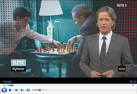 Carlsen en la tele