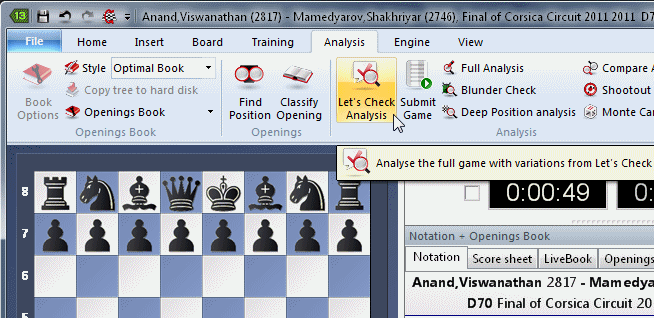 Erstellen eines Arbeitsblatts in ChessBase 13 in fünf Minuten