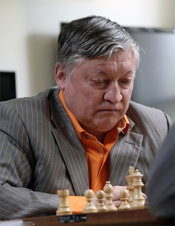 <b>Anatoly Karpov</b>, 61, rated 2615, in action in 2012 - karpov09