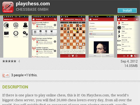 Chessbase Online for Android gets powerful update