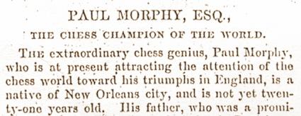 Earliest Occurrences of Chess Terms by Edward Winter