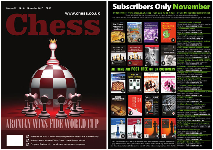 Chess November front and back cover