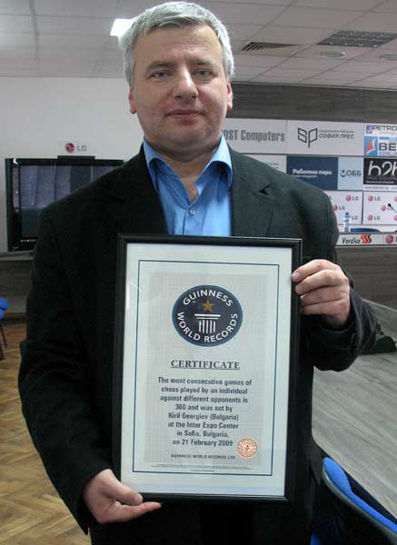 Kiril Georgiev, Guinness-Rekord