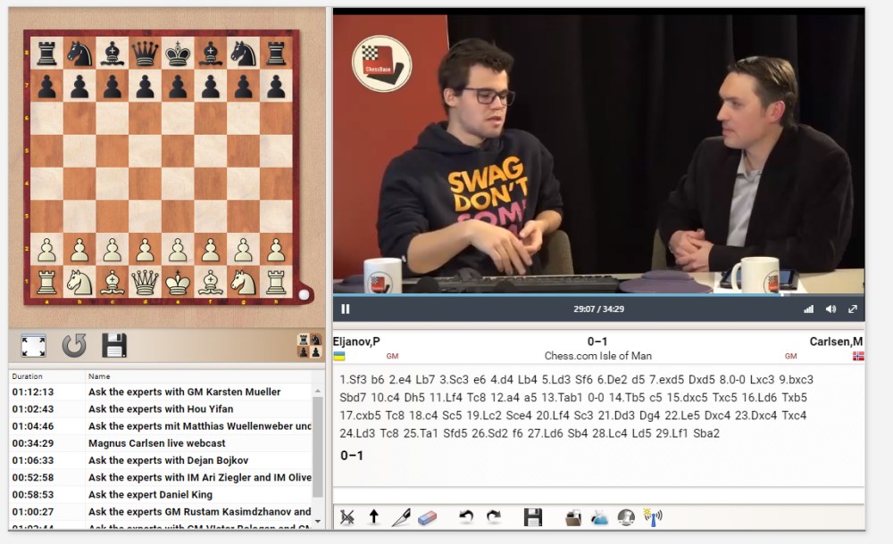 Magnus Carlsen interview at ChessBase