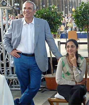 Kasparov and Aruna