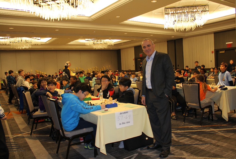 Kasparov at scholastic tournament