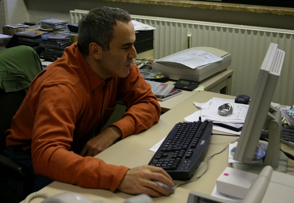 Kasparov in Hamburg