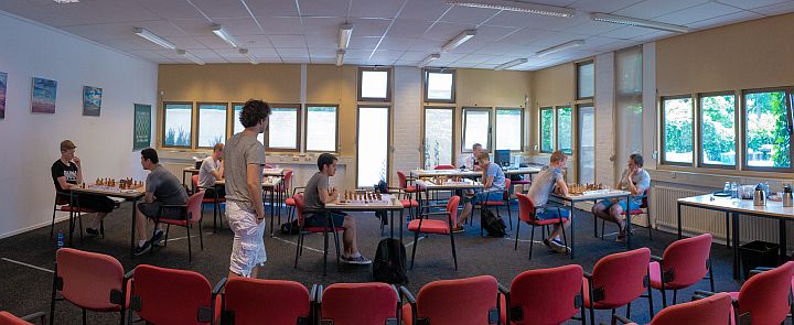 Playing area of the Schaakweek Apeldoorn GM tournament