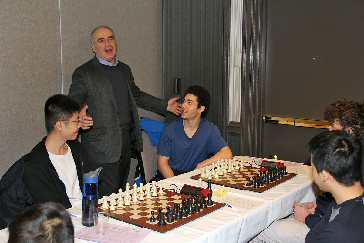 Kasparov at High School section