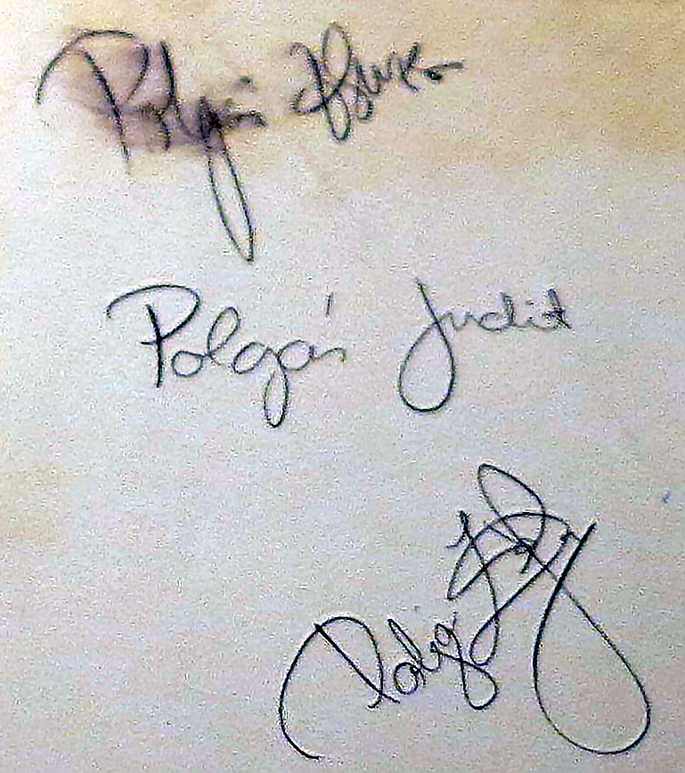 Polgar signatures