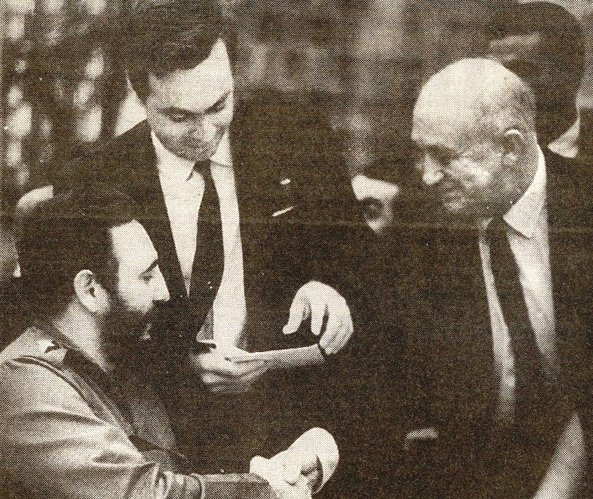 Fidel Castro, Oscar Panno, Miguel Najdorf