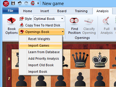 software - In an opening tree on ChessBase, how can we fix the