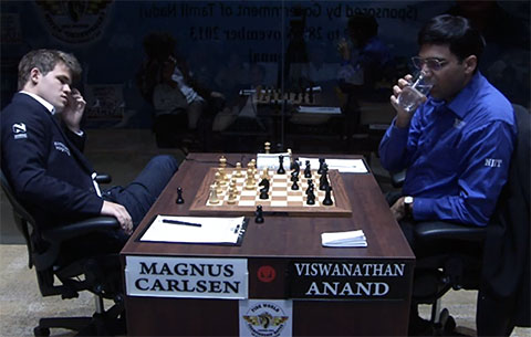 Garry Kasparov Comments on Carlsen - Anand World Chess Championship Game 1  ~ World Chess Championship 2013 Viswanathan Anand vs Magnus Carlsen at  Chennai Hyatt Regency
