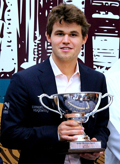Carlsen Wins Qatar Masters in Blitz Playoff