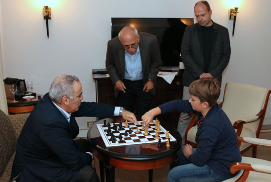 Chess Talent: Vincent meets Garry