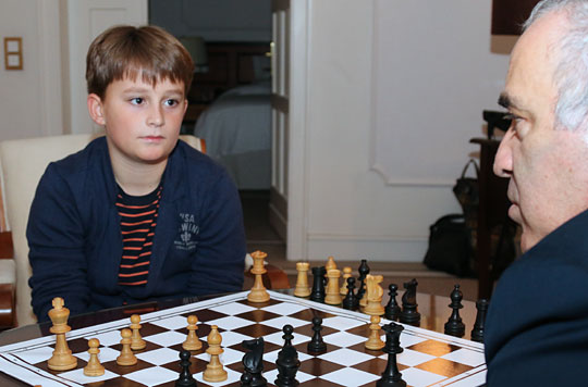 Chess Talent: Vincent meets Garry