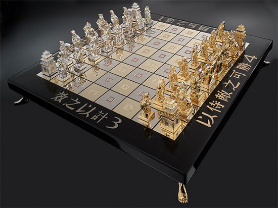 Chess sets for the rich and famous