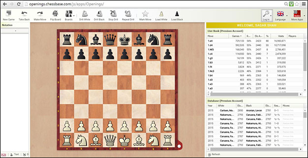 Training - ChessBase Account