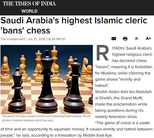 Is playing chess forbidden in Islam? - Quora