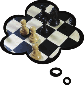 Chess Magazine Black and White