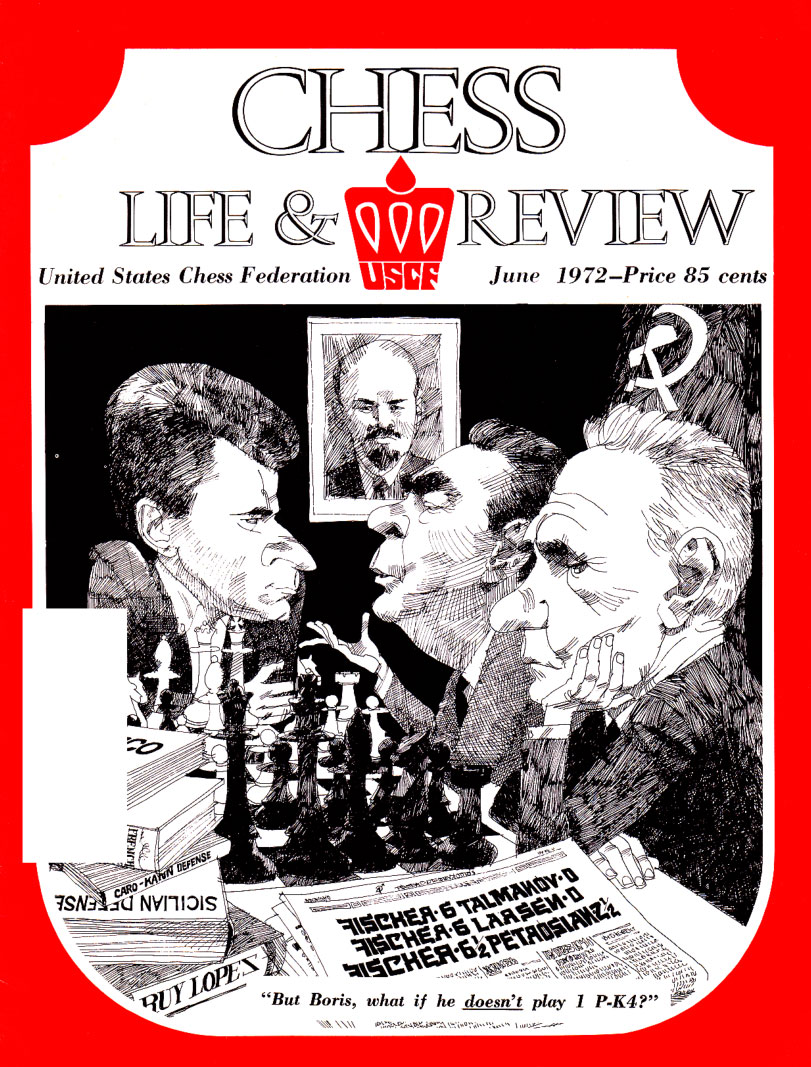 Chess world Cartoon Boris Spassky