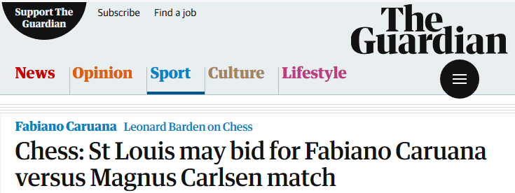 Fabiano Caruana qualifies for world chess title match against Magnus  Carlsen - Washington Times