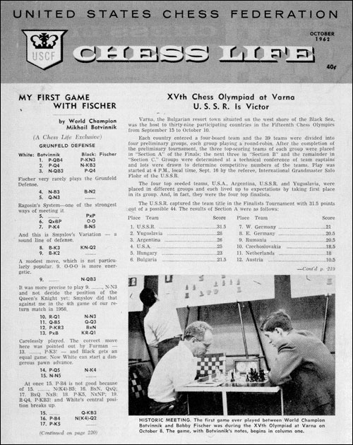 The Old Riddle Of Botvinnik Vs Fischer Chessbase
