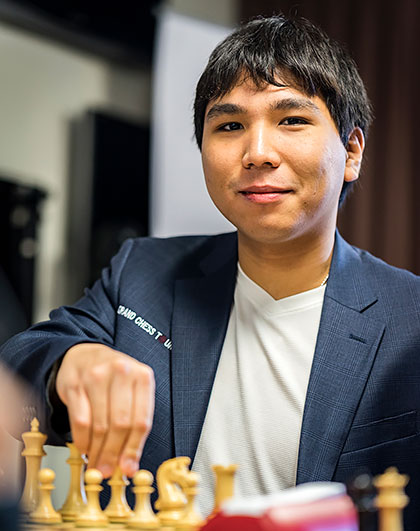 Wesley So had plenty to smile about in <b>round one</b> (photo by Lennart Ootes) - sinqr1-13-lo