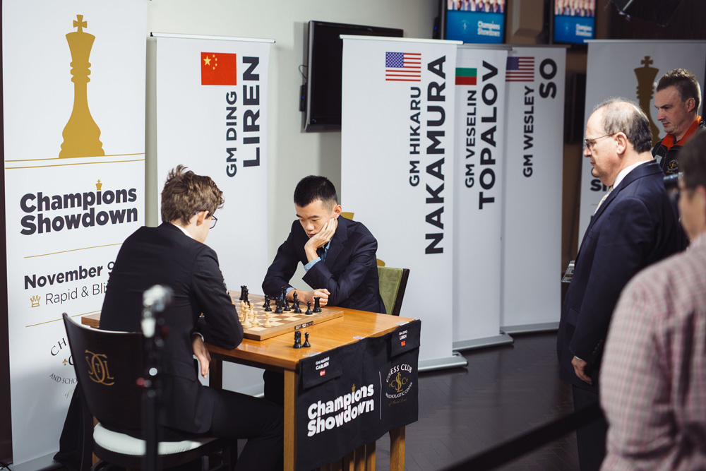 Champions Showdown: Magnus Carlsen Massacra Ding Liren