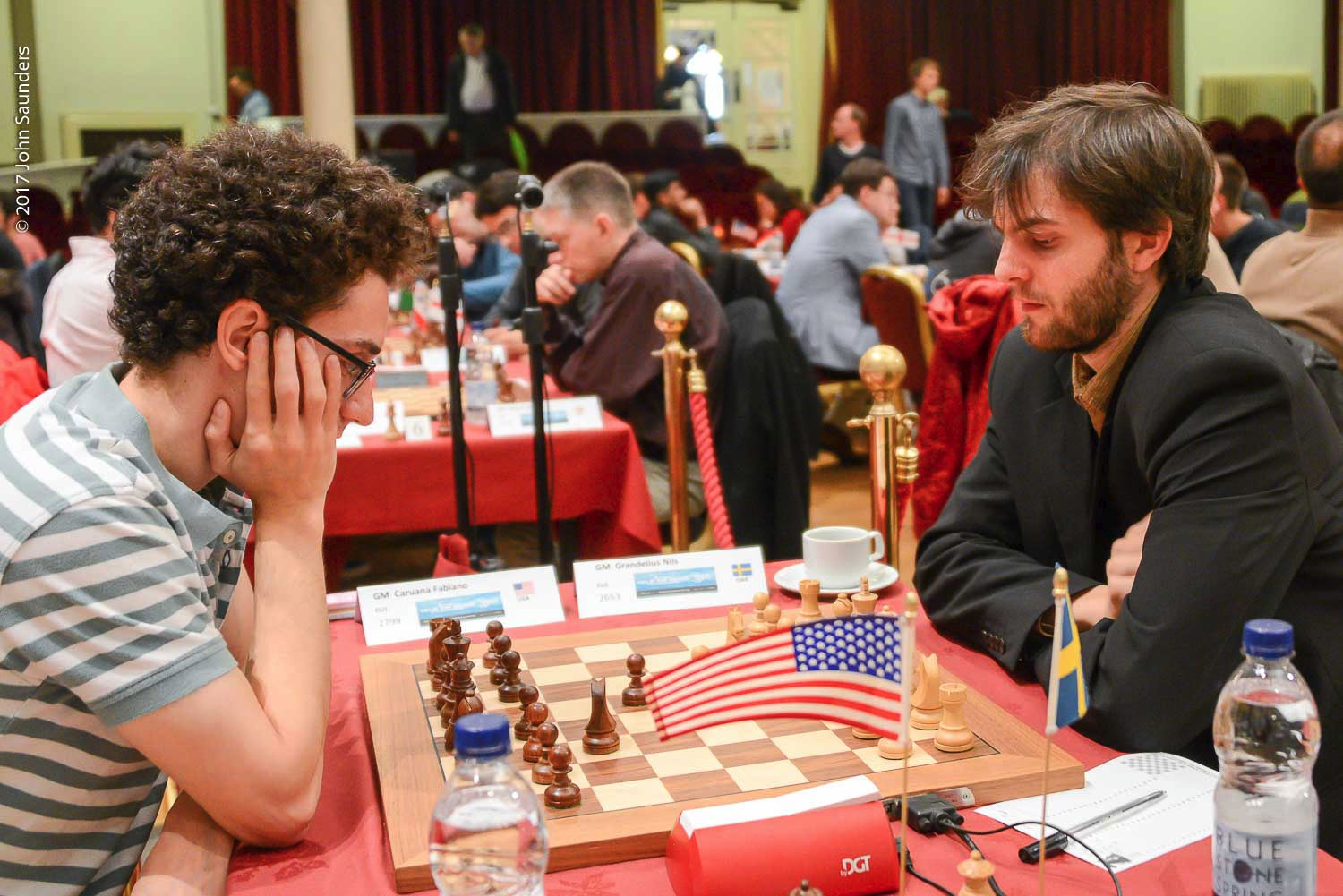 GM Krikor Sevag Mekhitarian half a point behind leaders 