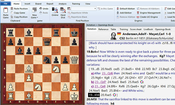 chessbase reader how to save annotations