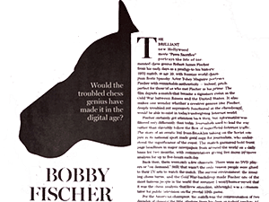 Rogoff on the Fischer movie Pawn Sacrifice