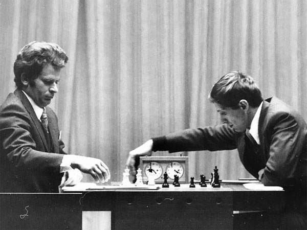 July 1972, New York, Russian chess master Boris Spassky pictured