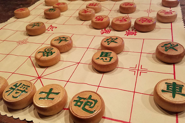 Xiangqi close up