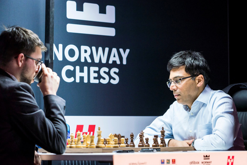 Norway Chess Anand gets his first win ChessBase