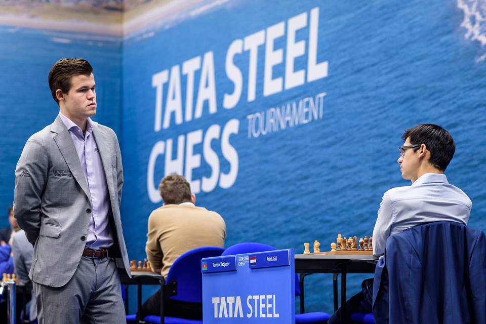 Tata Steel 2018 12: Carlsen & Giri lead title fight