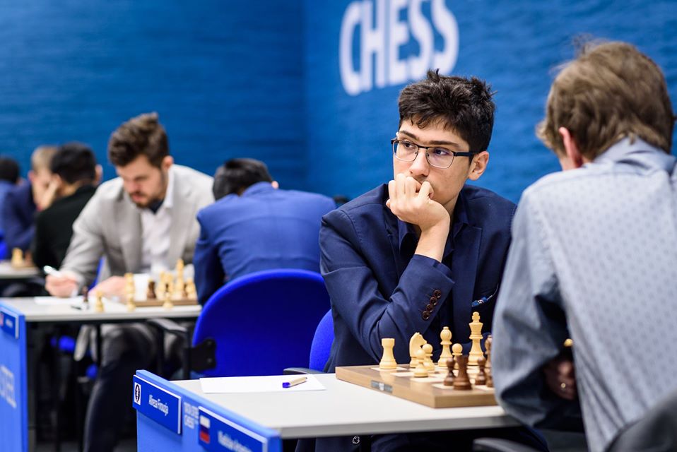 Carlsen, Magnus (NOR) Vs Firouzja, Alireza (FID), Round 01, Tata