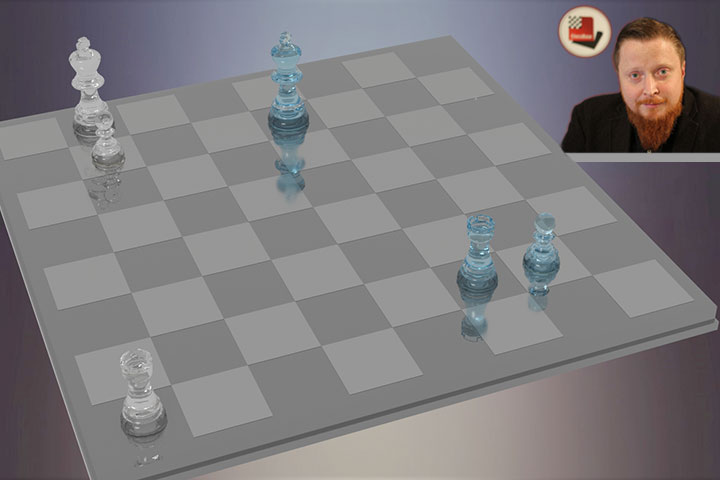 Chess Titans Windows 7 Game 1 Let's Play! 