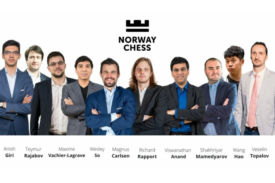 Magnus Carlsen unable to break down Anish Giri at Norway Chess