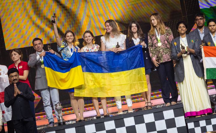 Ukraine is the Winner of the Women's Chess Olympiad 2022! – Chessdom