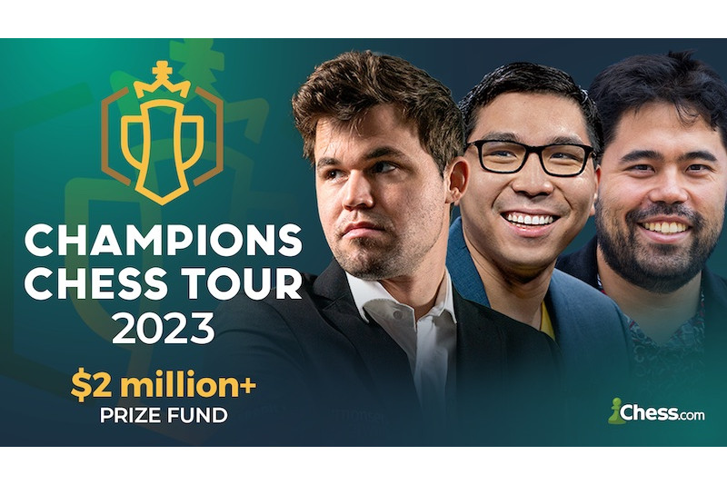 How to watch the Champions Chess Tour 2023 Chessable Masters today