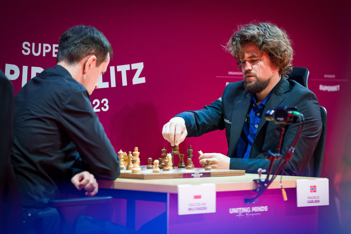 Chess: World title match gets under way in Astana without Magnus