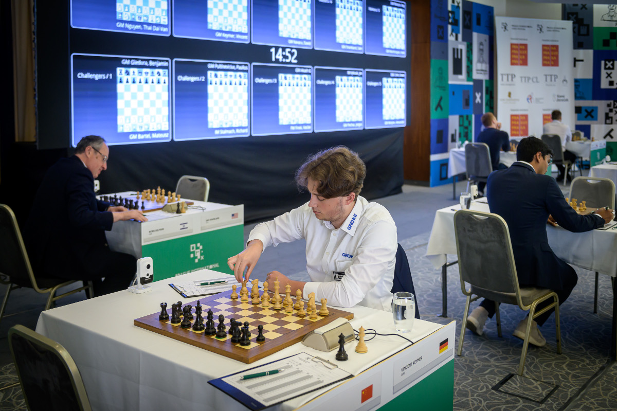 Prague Keymer stuns Wang ChessBase