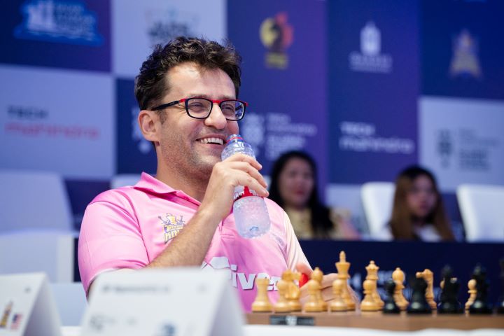 GCL Day 9: Aronian astounds Carlsen and Nepo, Triveni jump to third place
