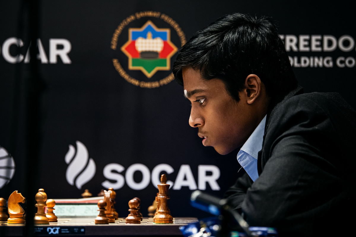 Chess  World Cup chess: 2nd game of final between Rameshbabu