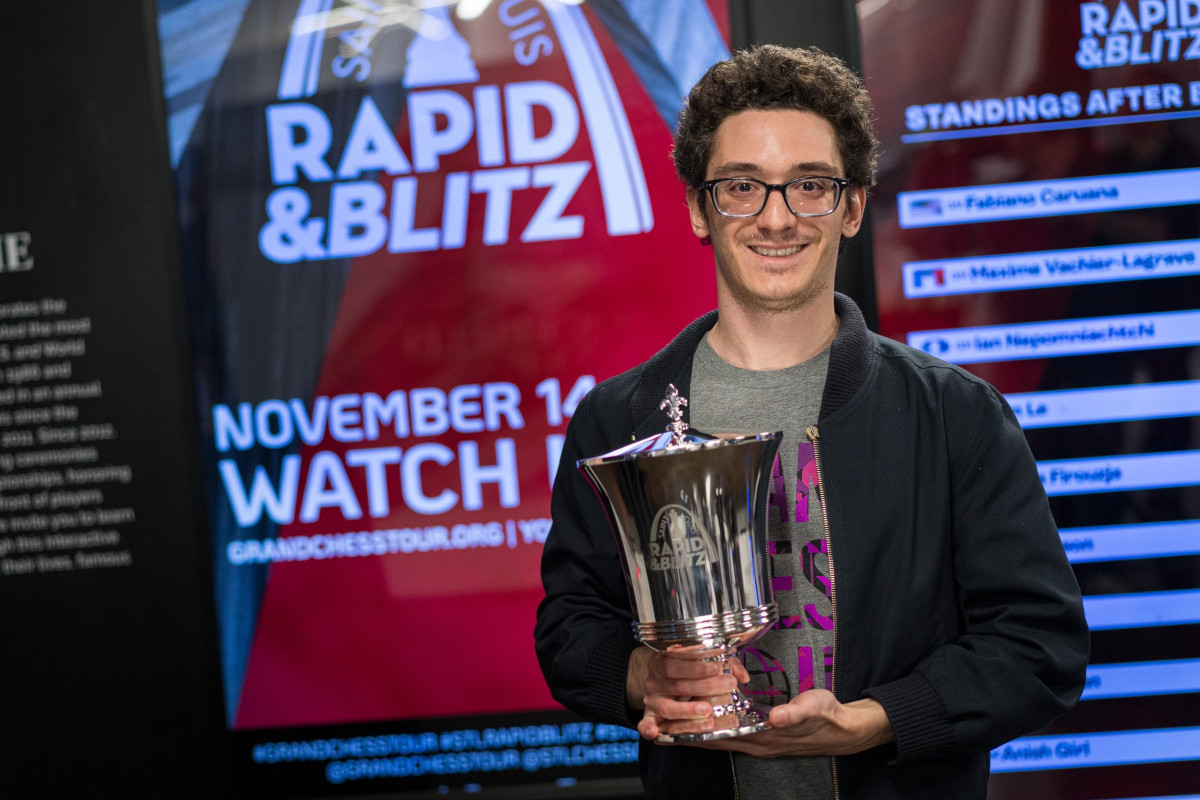 Fabiano Caruana wins Saint Louis Rapid and Blitz 2023